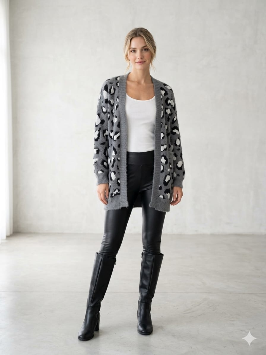 Chalecón animal print 1 Chalecón animal print