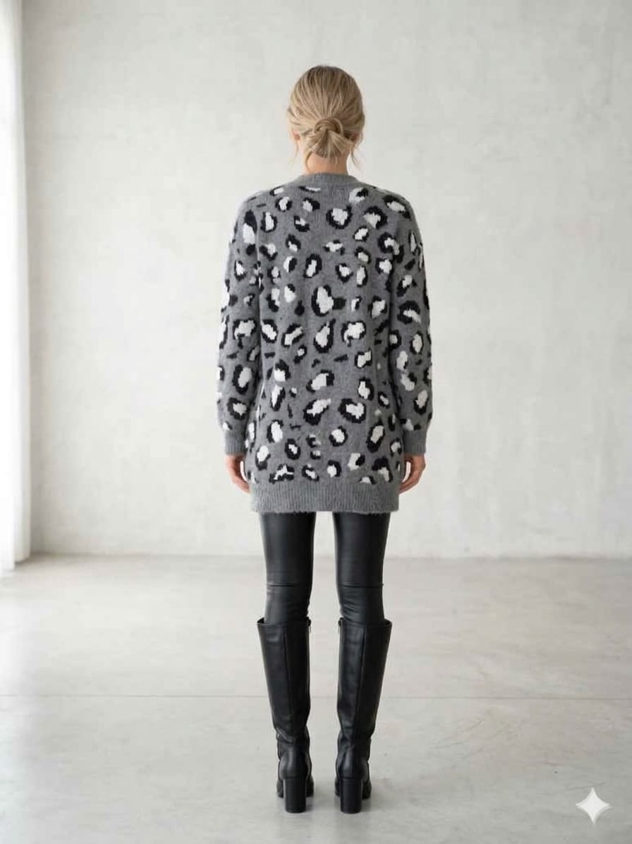 Chalecón animal print 3 Chalecón animal print - Imagen 3